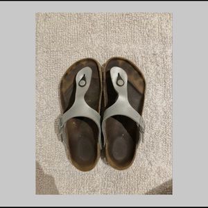 Silver Birkenstock’s